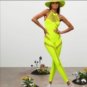 NWT Adidas x Ivy Park Ivytopia Mesh Knit Catsuit